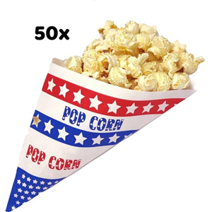 popcorn zakjes 50 stuks